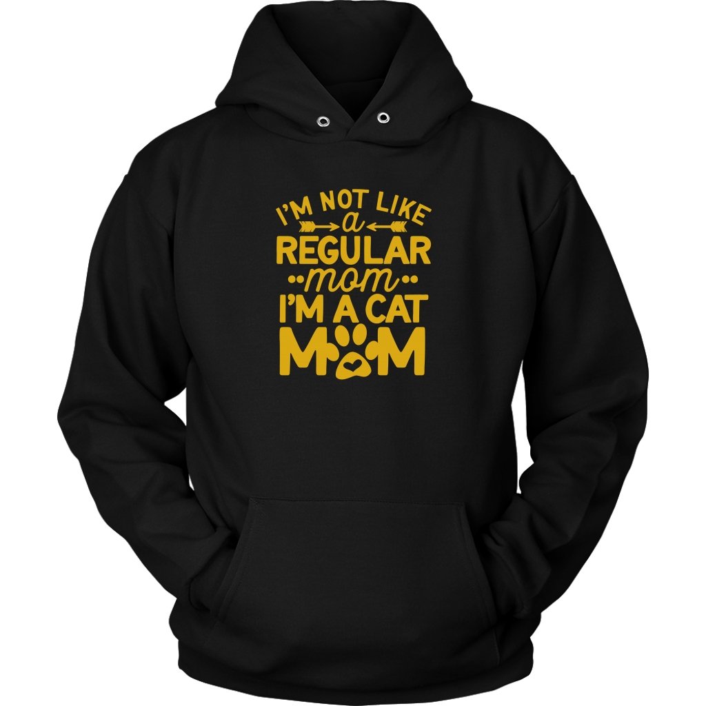 Im Not Like A Regular Mom I'm A Cat Mom Unisex HoodieT-shirt - My E Three