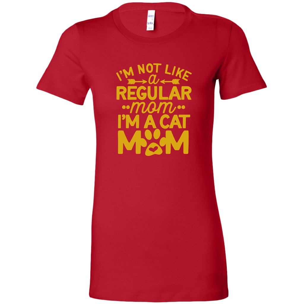 Im Not Like A Regular Mom I'm A Cat Mom Womens ShirtT-shirt - My E Three