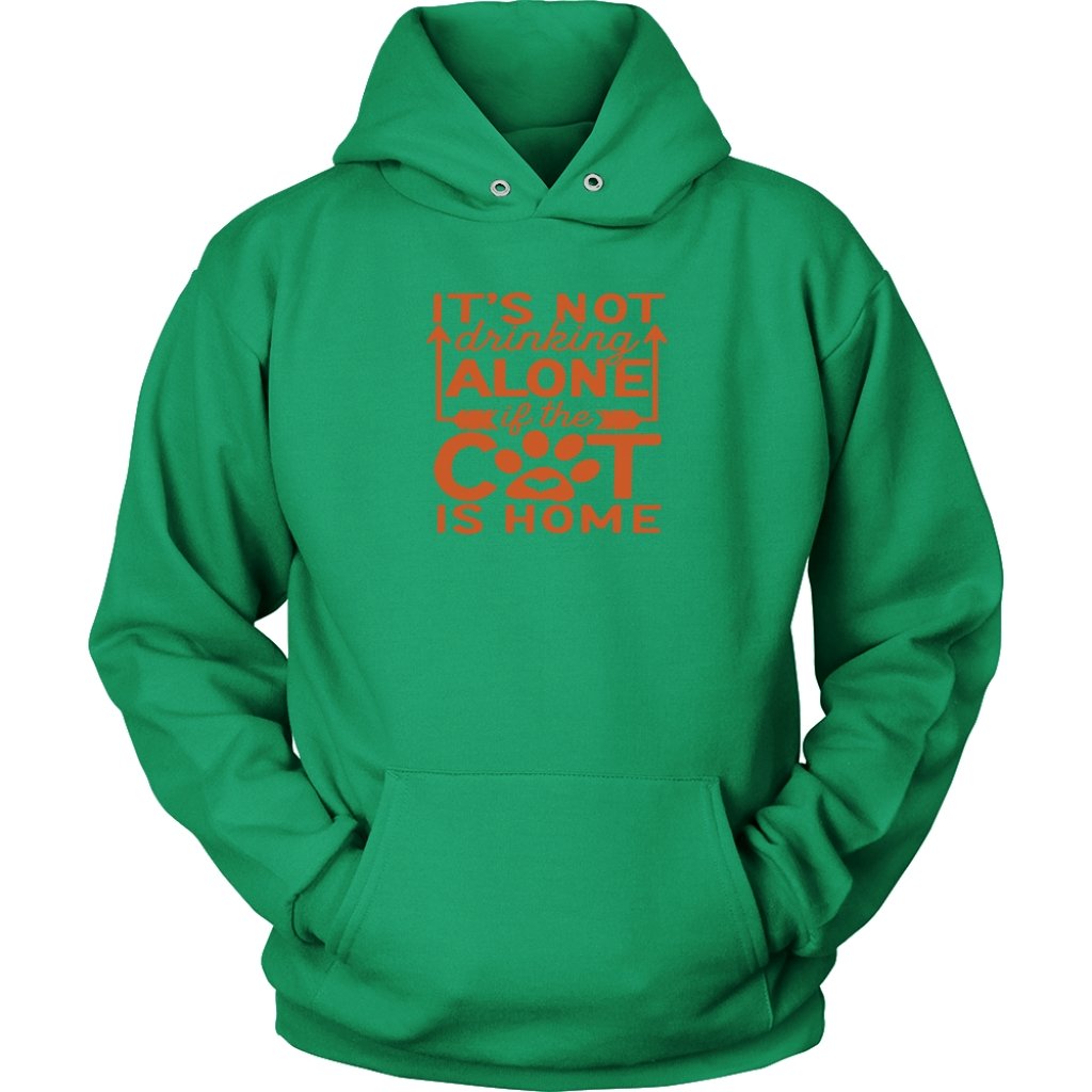It's Not Drinking Alone If The Dog Is Home Unisex HoodieT-shirt - My E Three