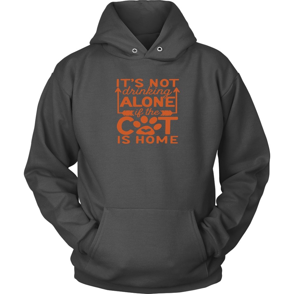 It's Not Drinking Alone If The Dog Is Home Unisex HoodieT-shirt - My E Three