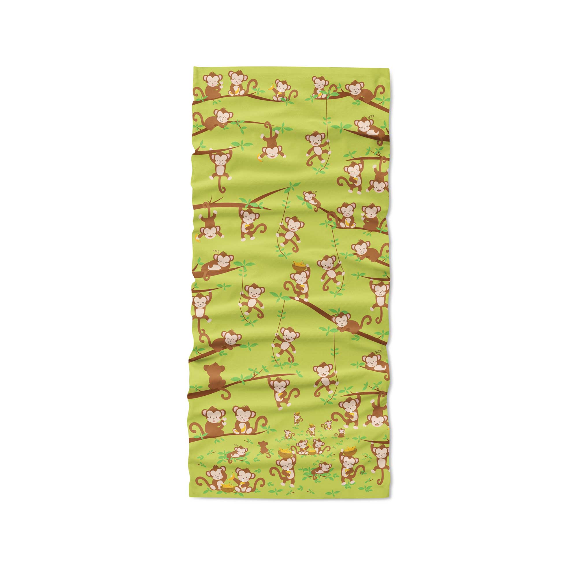 Cute Monkeys Neck Gaiter aka "Enky" fits Kids, Youth and PetiteNeck Gaiter - My E Three