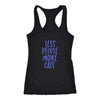 Less People More Cats Racerback TankT-shirt - My E Three