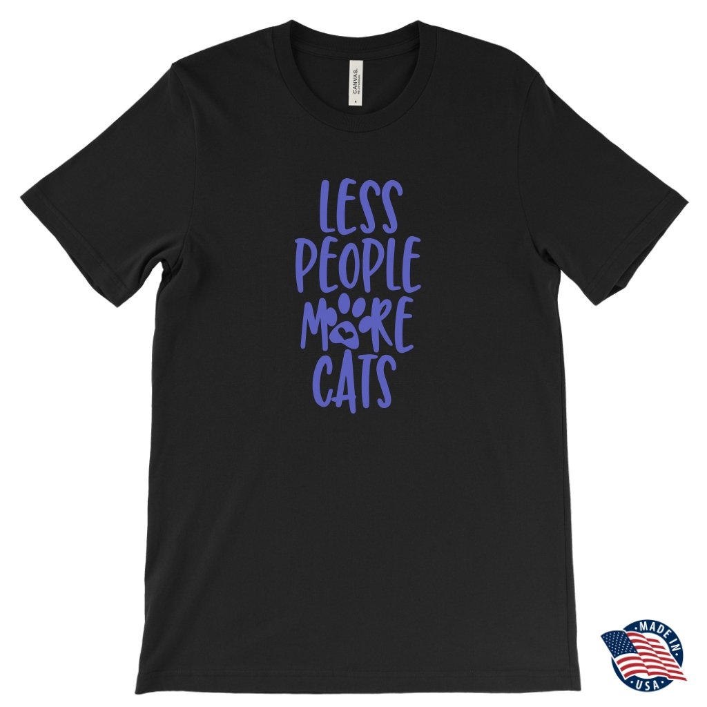 Less People More Cats Unisex T-ShirtT-shirt - My E Three