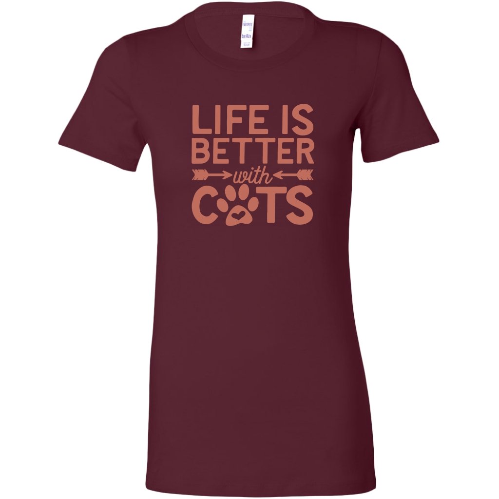Life is Better With CatsT-shirt - My E Three