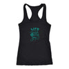 Load image into Gallery viewer, Life is tough but so are you Racerback TankT-shirt - My E Three