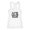 Love Love Run Racerback TankT-shirt - My E Three