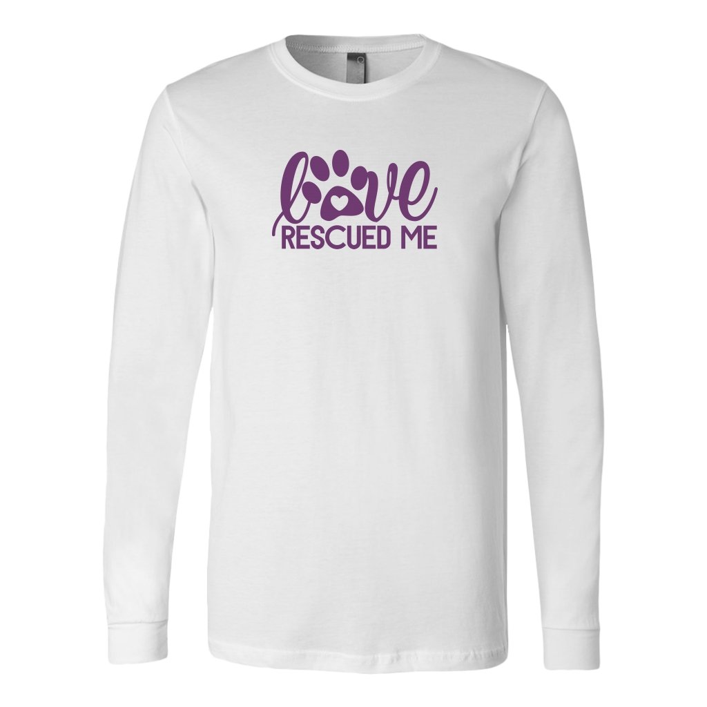 Love Rescued Me Long Sleeve ShirtT-shirt - My E Three
