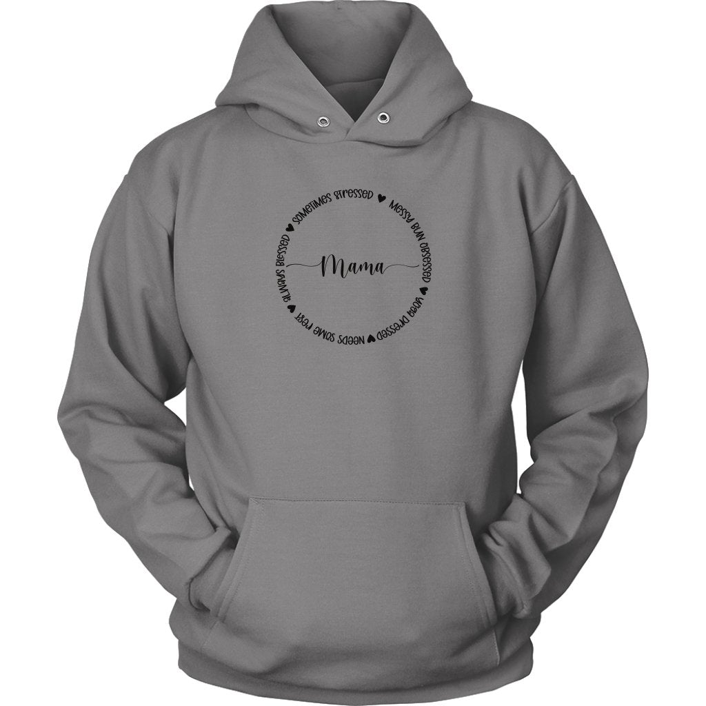Mama Circle Unisex HoodieT-shirt - My E Three