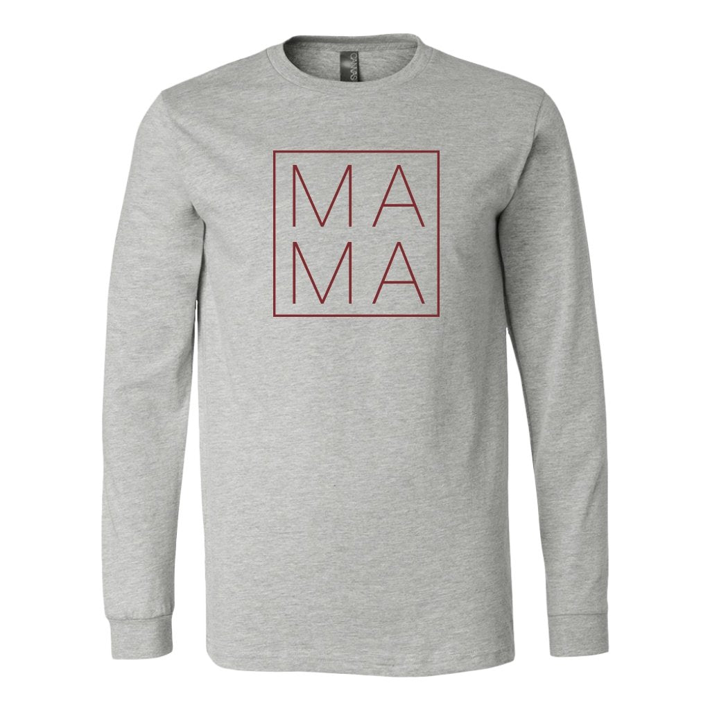 Mama Square Long Sleeve ShirtT-shirt - My E Three