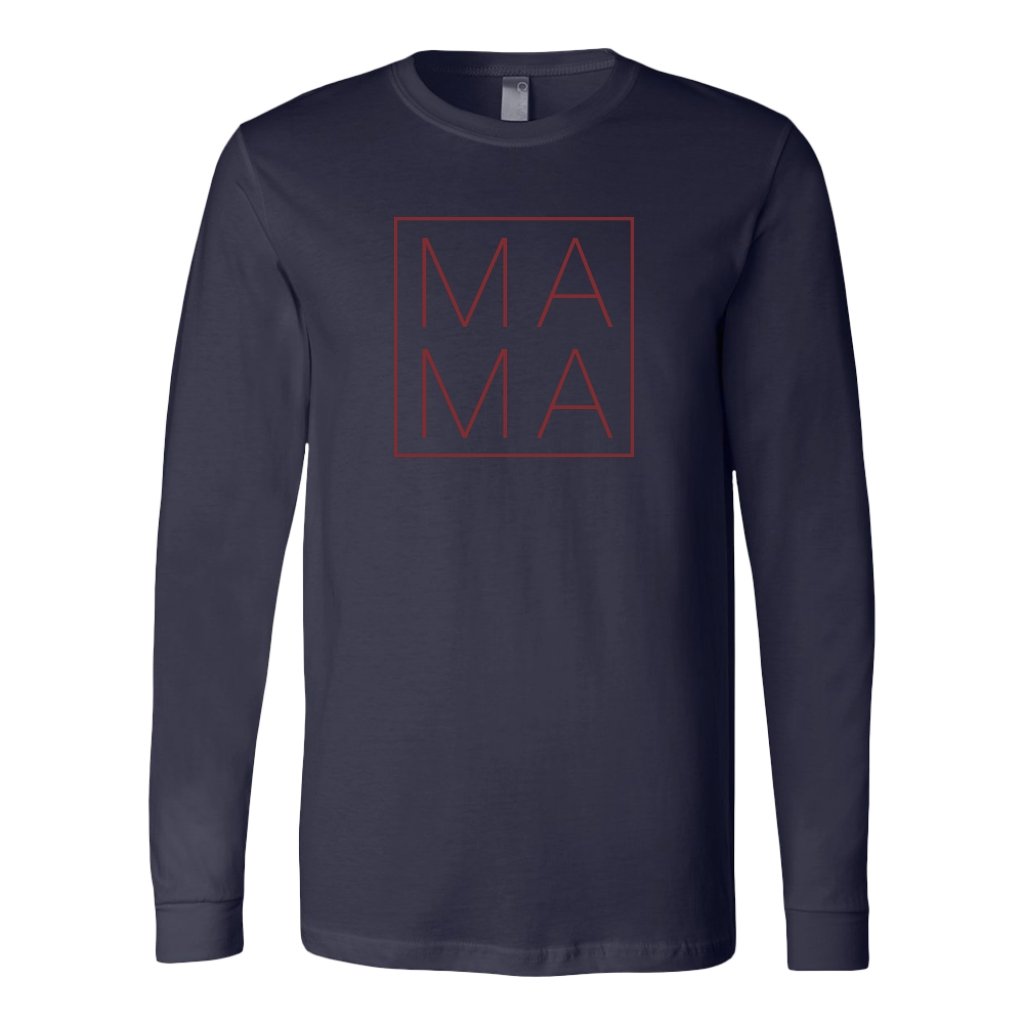 Mama Square Long Sleeve ShirtT-shirt - My E Three