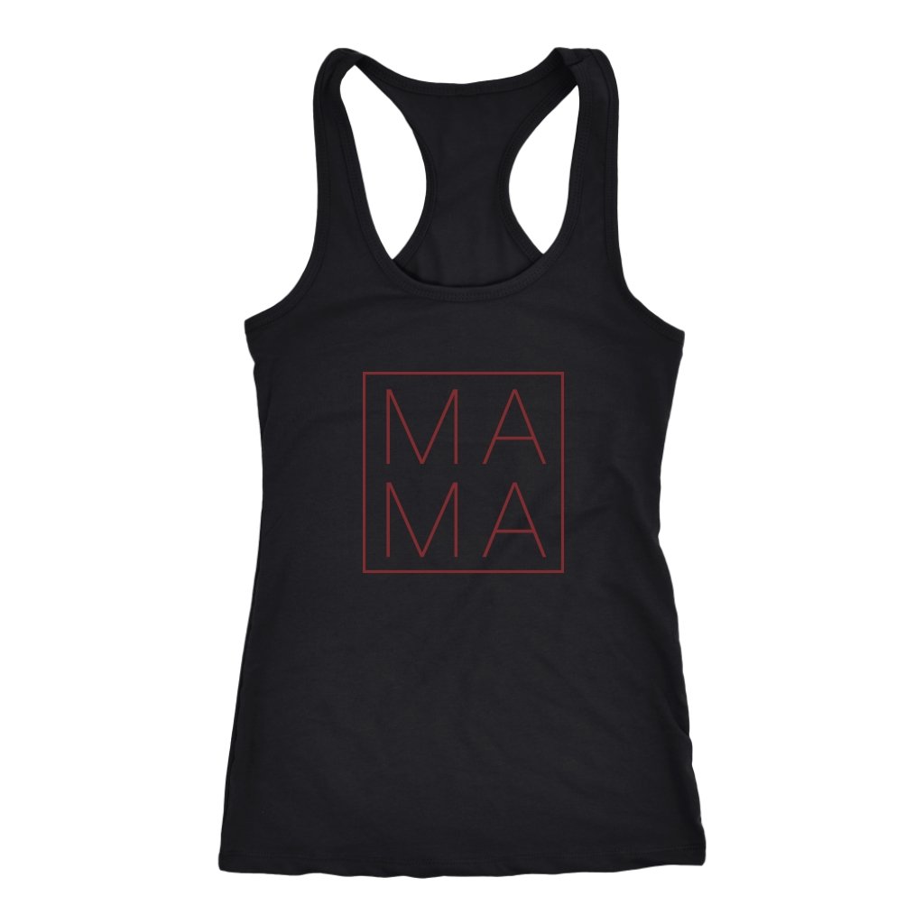 Mama Square Racerback TankT-shirt - My E Three