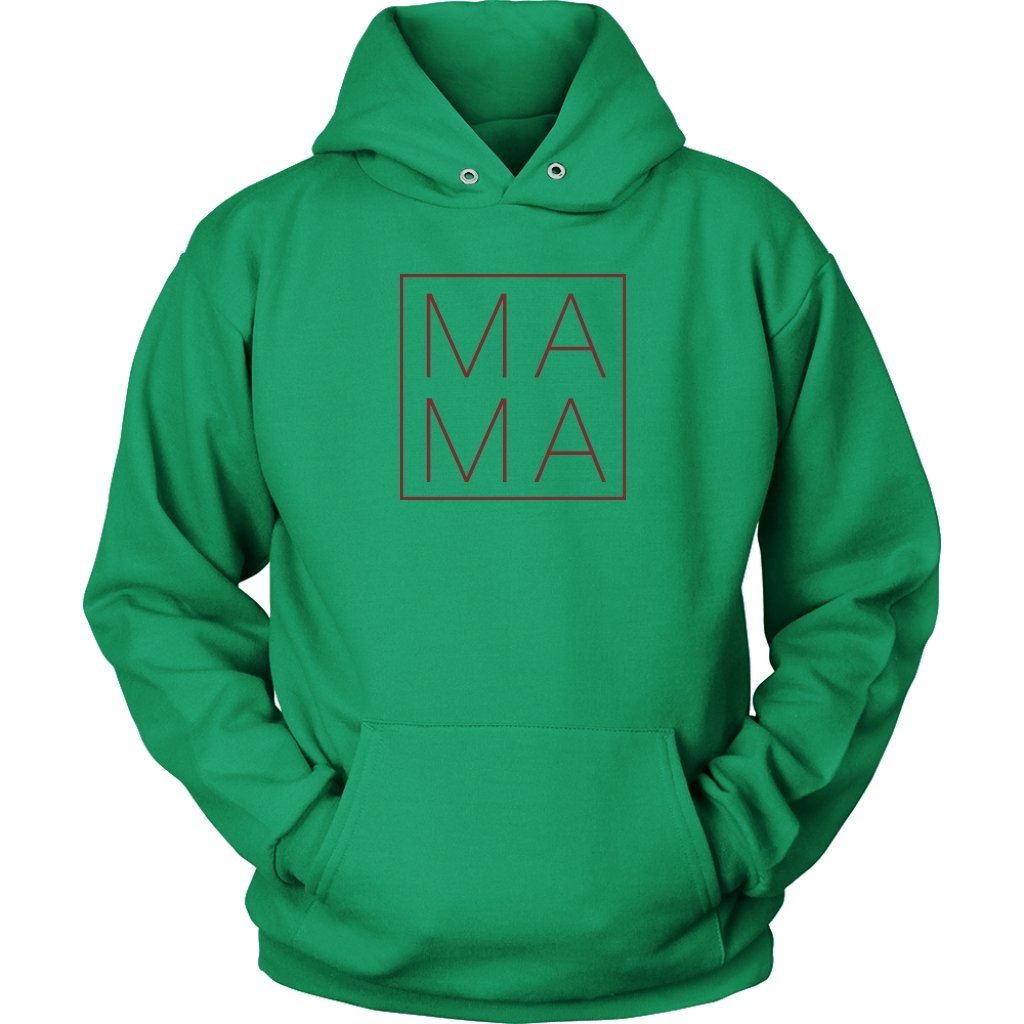Mama Square Unisex HoodieT-shirt - My E Three