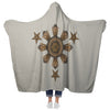 Mandala 8 Ray Hooded BlanketHooded Blanket - My E Three