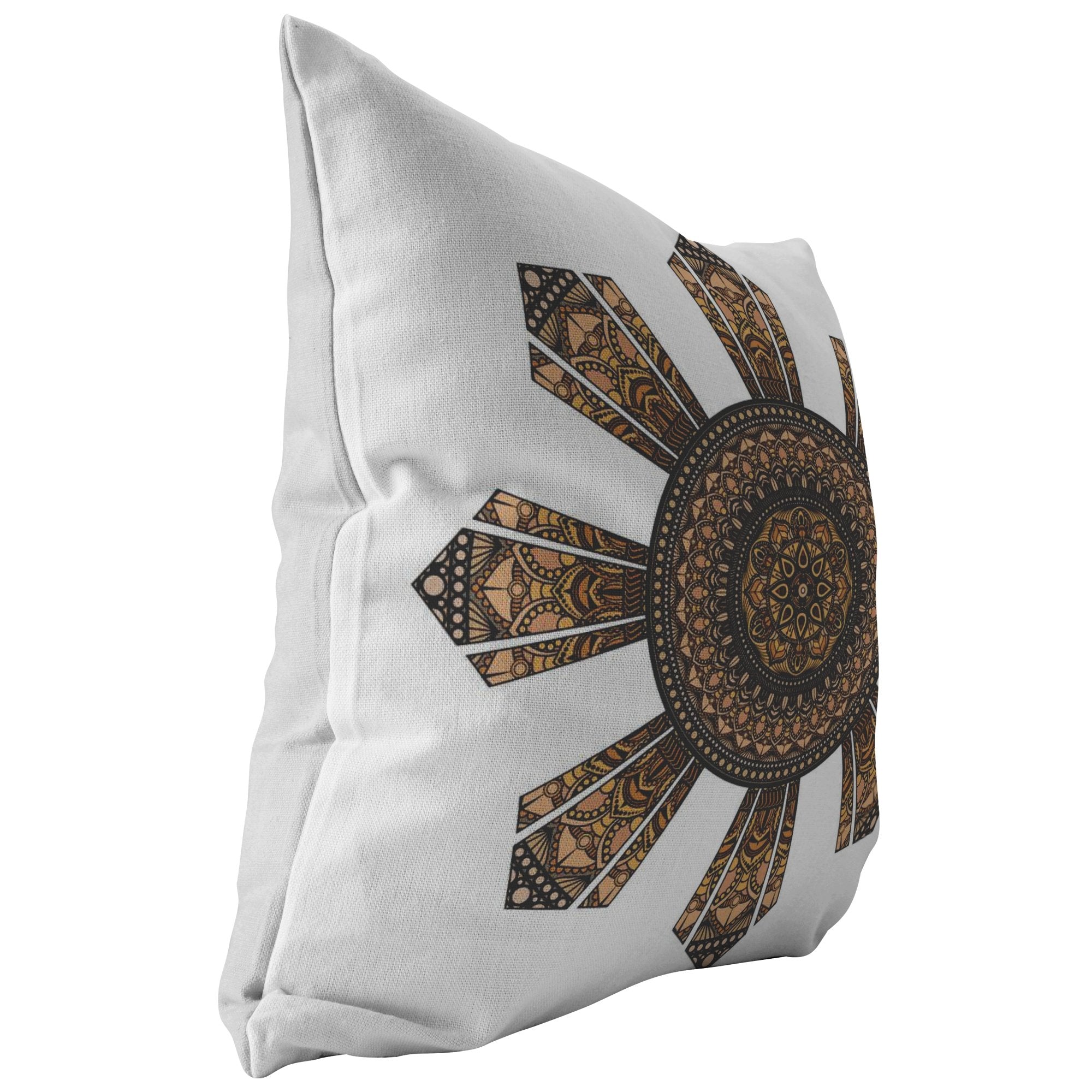 Mandala Filipino Sun Broadcloth PillowPillows Multi - My E Three