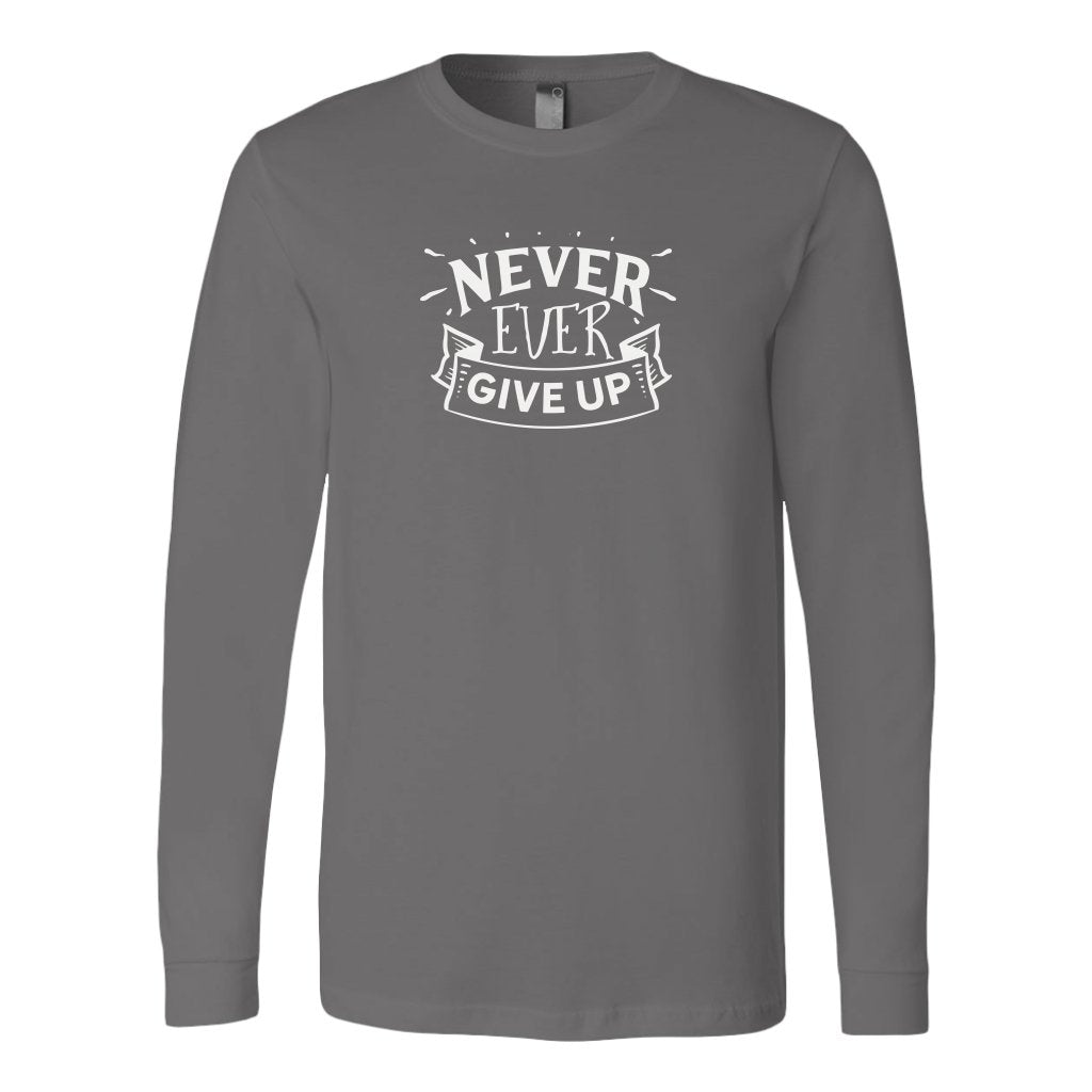 Never give up Long Sleeve ShirtT-shirt - My E Three