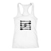 Paw Print Arrows Racerback TankT-shirt - My E Three