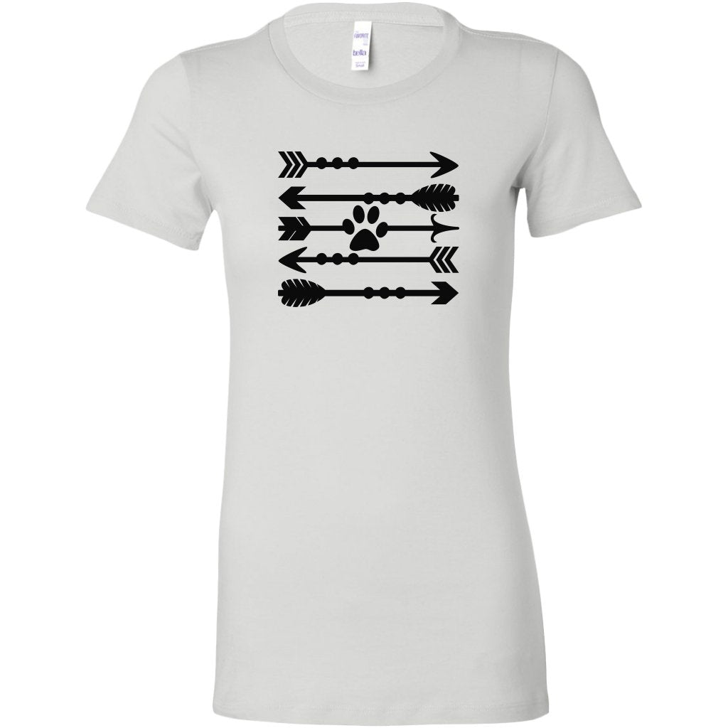 Paw Print Arrows Womens ShirtT-shirt - My E Three