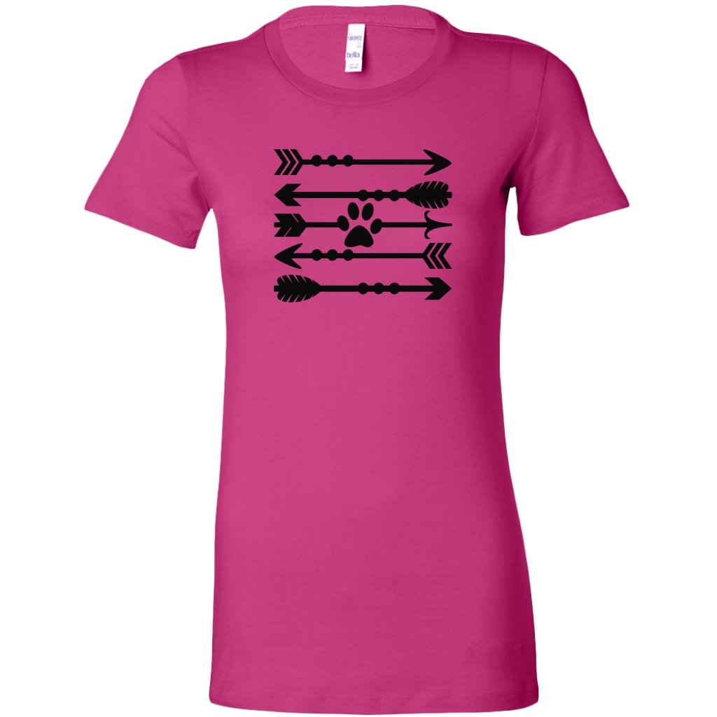 Paw Print Arrows Womens ShirtT-shirt - My E Three