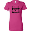 Paw Print Arrows Womens ShirtT-shirt - My E Three