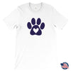 Load image into Gallery viewer, Paw Print With Heart Unisex T-Shirt - My E Three