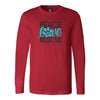 Peace Love Rescue Long Sleeve ShirtT-shirt - My E Three