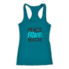 Peace Love Rescue Racerback TankT-shirt - My E Three