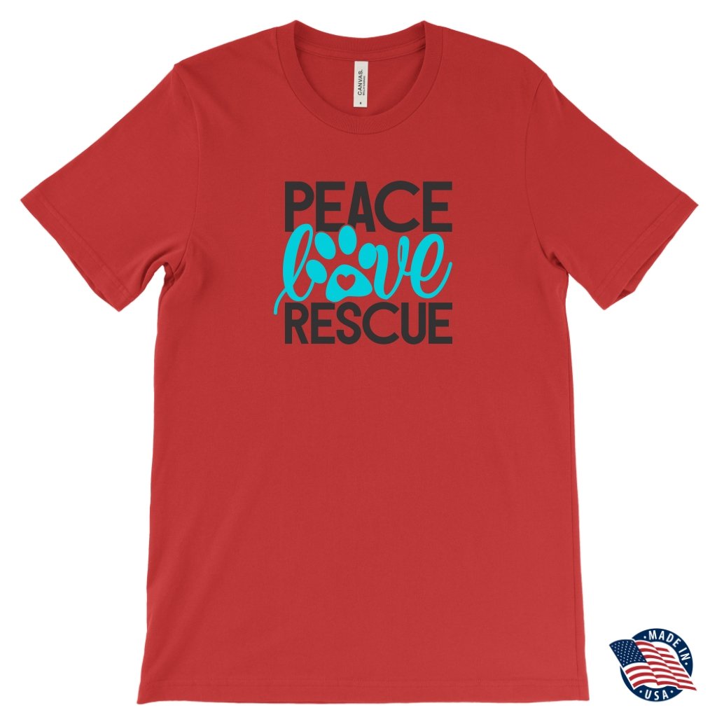 Peace Love Rescue Unisex T-ShirtT-shirt - My E Three