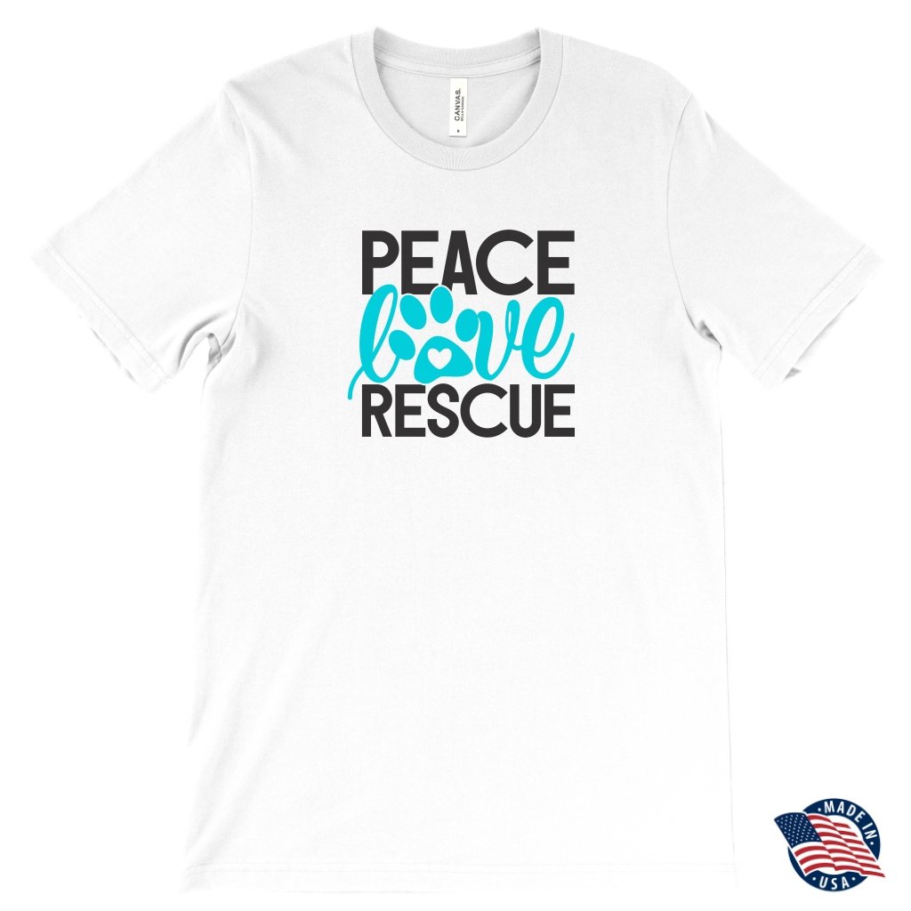 Peace Love Rescue Unisex T-ShirtT-shirt - My E Three