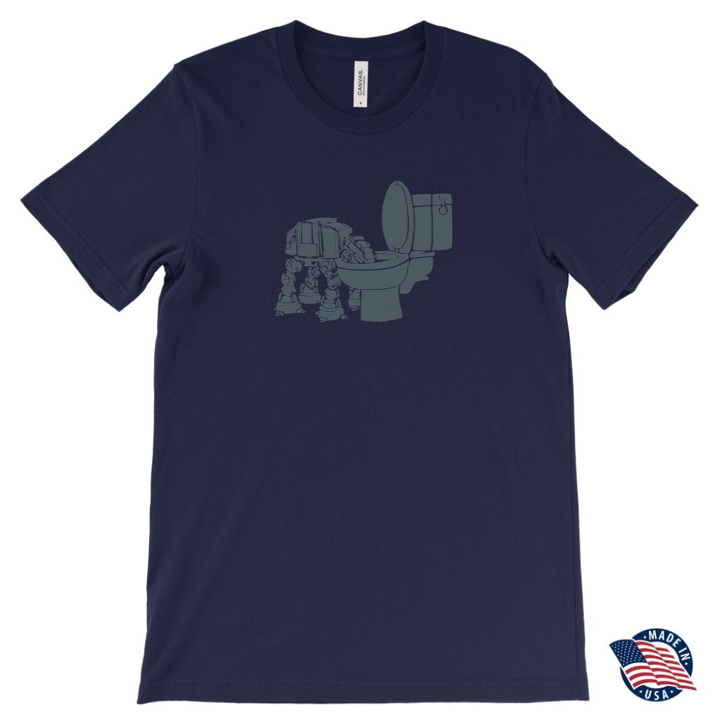 Pet Robot in Toilet Unisex T-ShirtT-shirt - My E Three