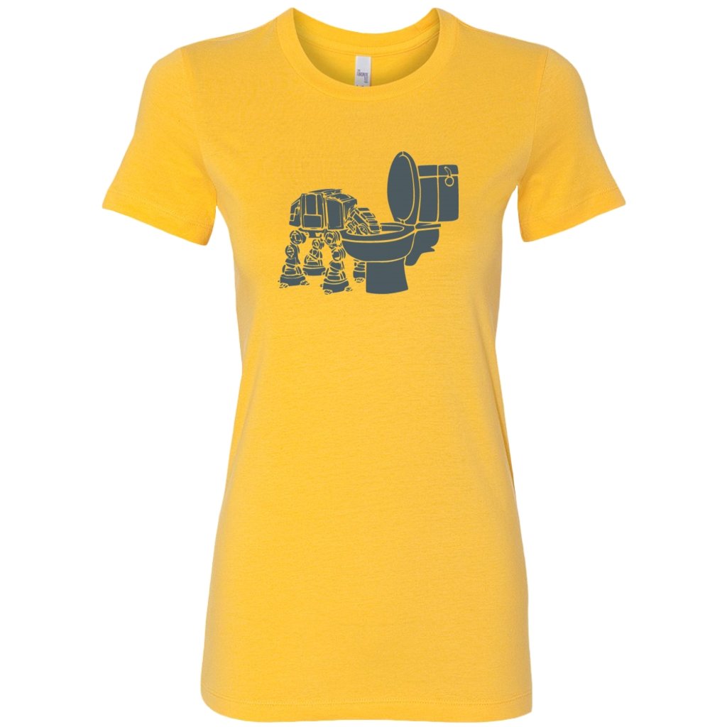 Pet Robot in Toilet Womens ShirtT-shirt - My E Three