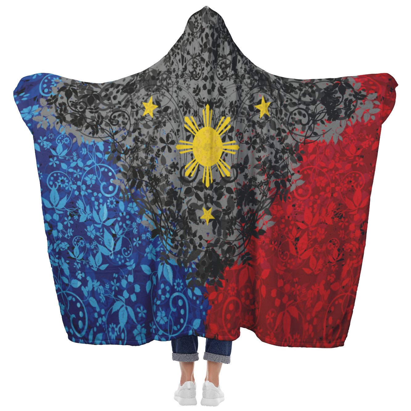 Philippine Floral Hooded BlanketHome Goods - My E Three