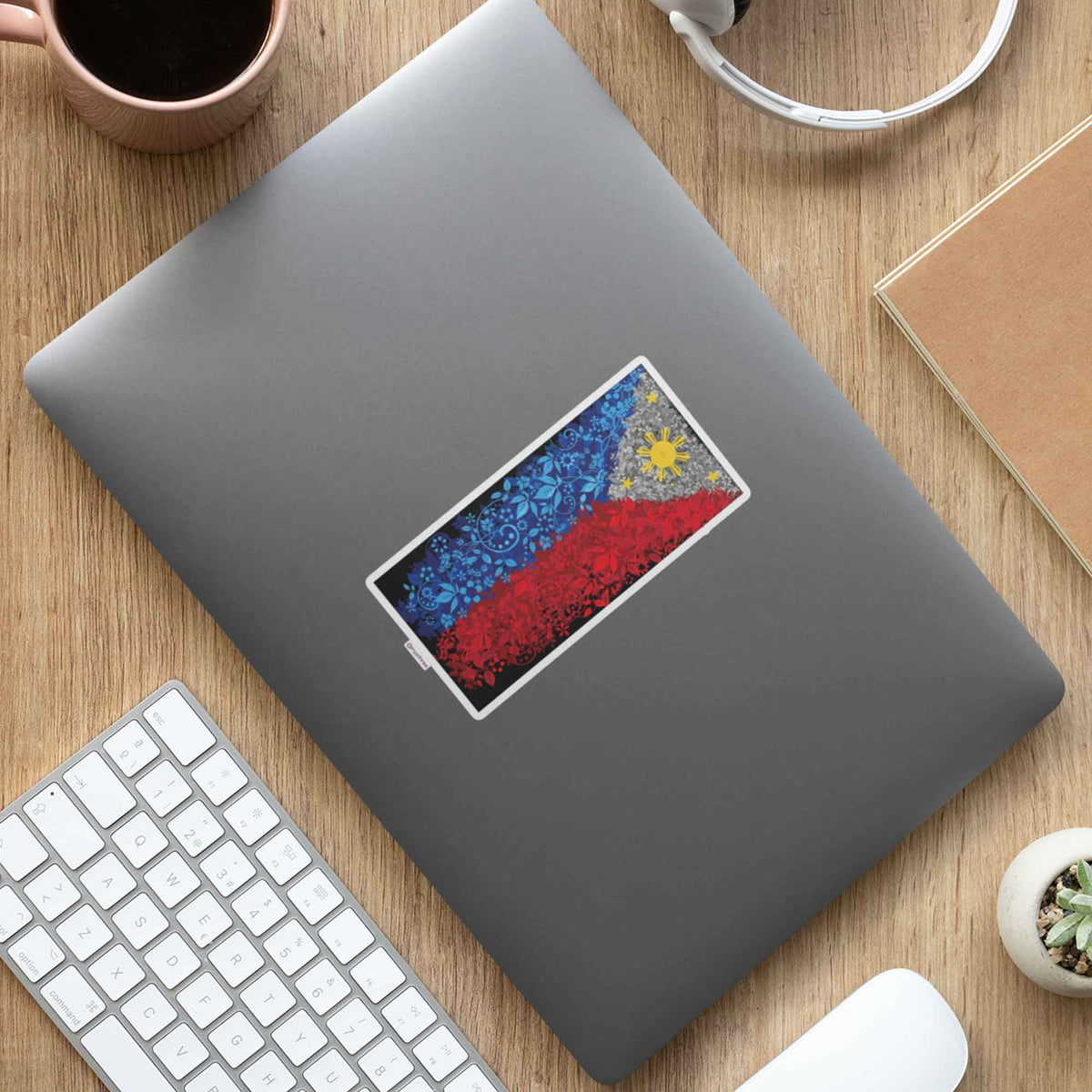 Philippines Floral Sticker & Magnet – My E Three