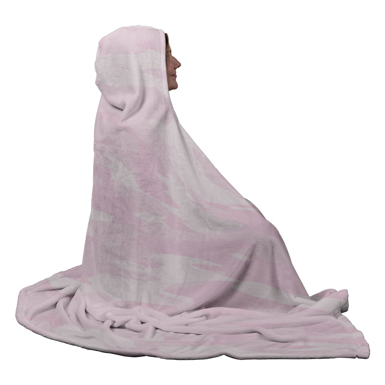 Pink Camo Hooded BlanketHooded Blanket - My E Three