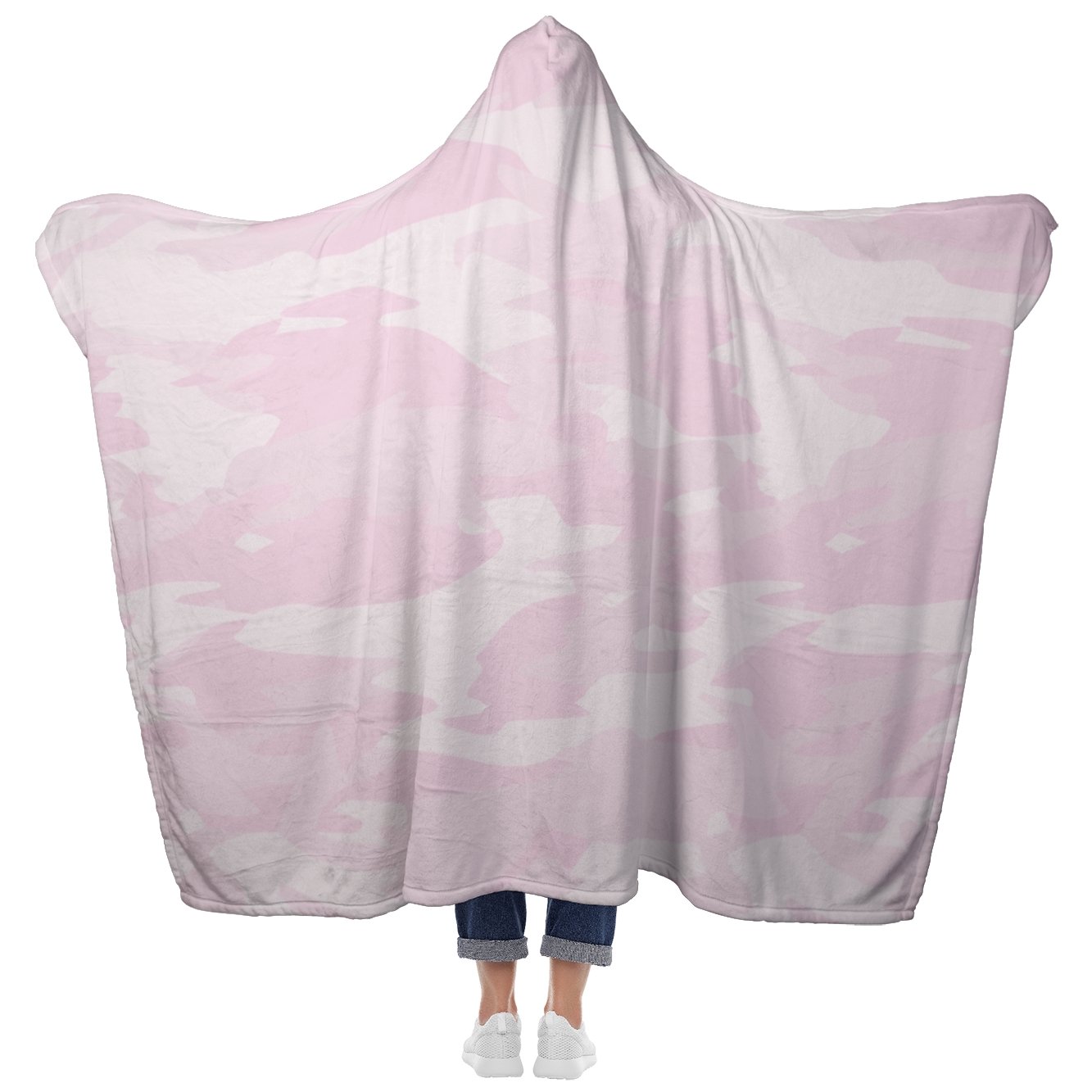 Pink Camo Hooded BlanketHooded Blanket - My E Three