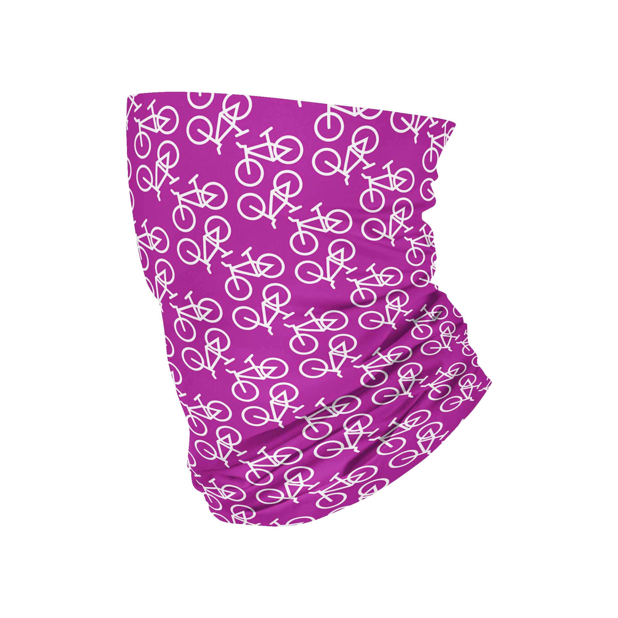 Purple Bike Neck Gaiter fits Kids, Youth and PetiteNeck Gaiter - My E Three