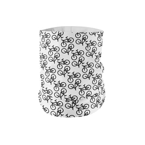 White Bike Neck Gaiter fits Kids, Youth and PetiteNeck Gaiter - My E Three