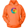 Pretty Flower Ranbow Unisex HoodieT-shirt - My E Three