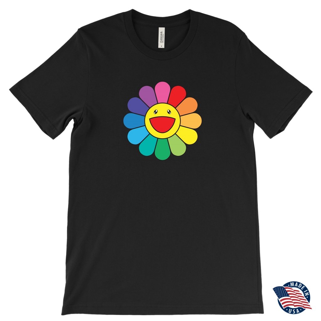 Pretty Flower Ranbow Unisex T-ShirtT-shirt - My E Three