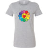 Pretty Flower Ranbow Womens ShirtT-shirt - My E Three
