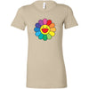 Pretty Flower Ranbow Womens ShirtT-shirt - My E Three