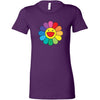 Pretty Flower Ranbow Womens ShirtT-shirt - My E Three