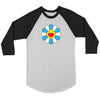 Pretty Flower White&BlueT-shirt - My E Three