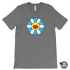 Pretty Flower White&Blue Unisex T-ShirtT-shirt - My E Three
