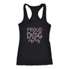 Proud Dog Mom Racerback TankT-shirt - My E Three