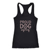 Load image into Gallery viewer, Proud Dog Mom Racerback TankT-shirt - My E Three