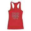 Proud Dog Mom Racerback TankT-shirt - My E Three