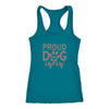 Load image into Gallery viewer, Proud Dog Mom Racerback TankT-shirt - My E Three