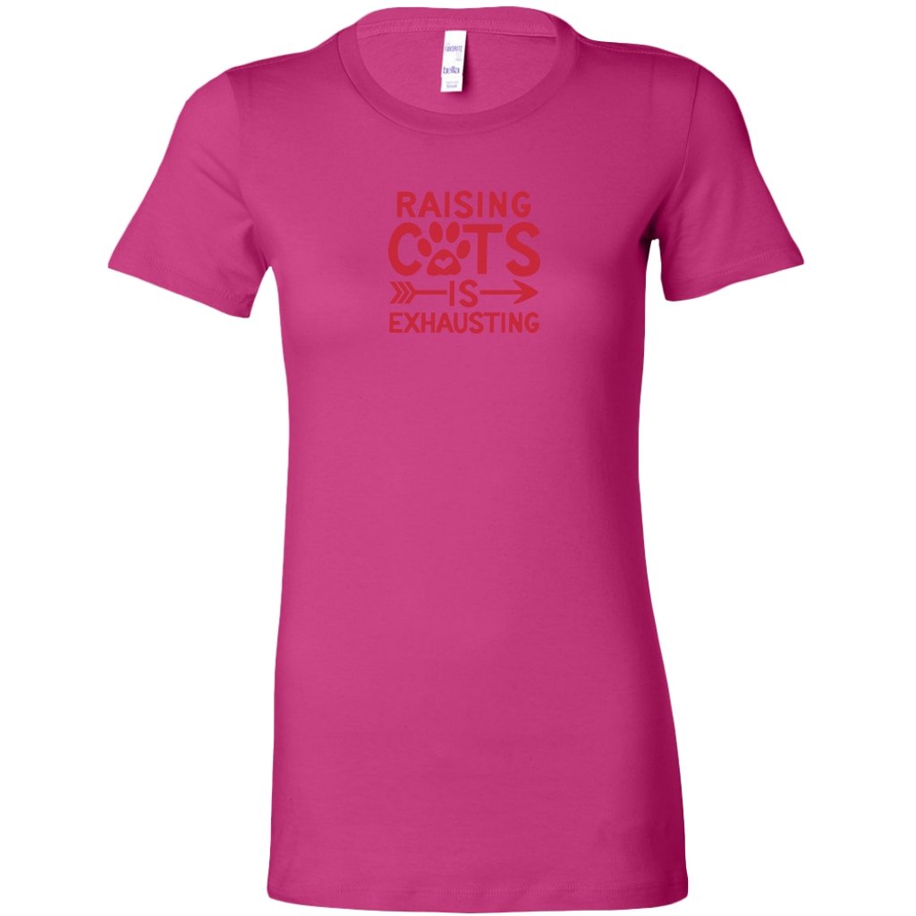 Raising Cats is Exhaustng Womens ShirtT-shirt - My E Three