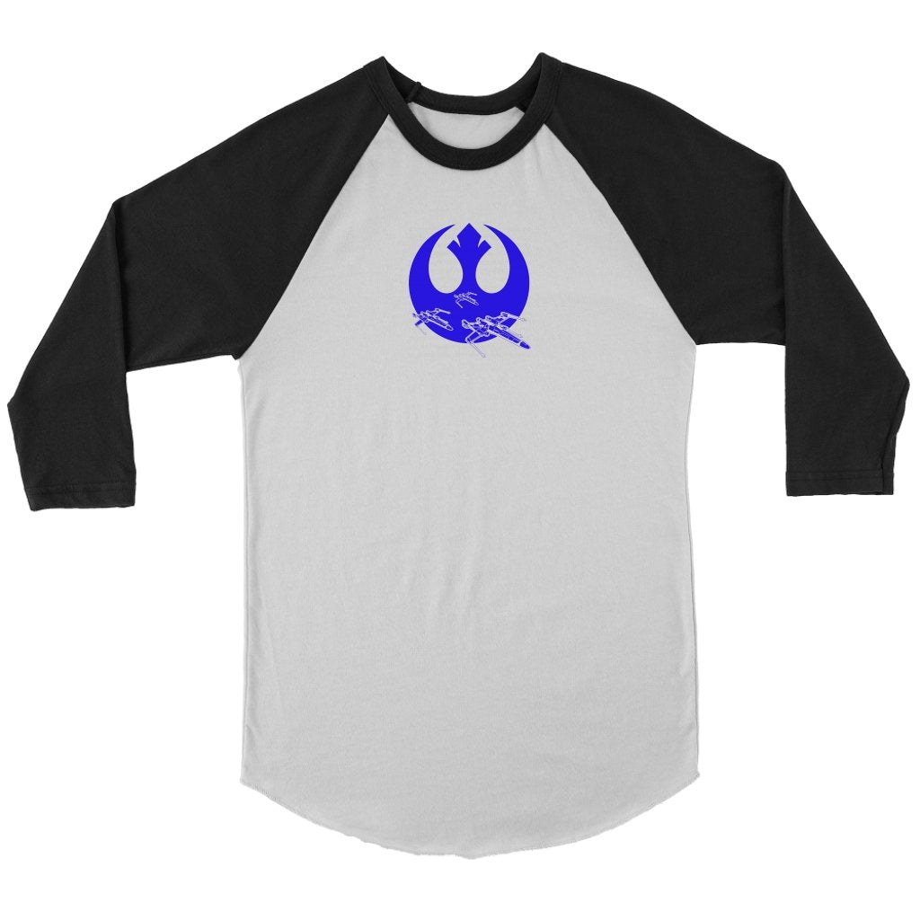Rebel Aliance With Shutlles Unisex 3/4 RaglanT-shirt - My E Three
