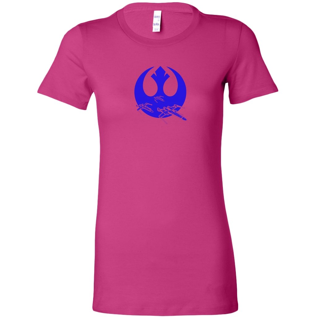 Rebel Aliance With Shutlles Womens ShirtT-shirt - My E Three